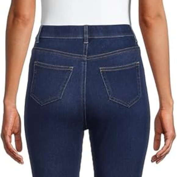 🌲🎿❤️🎁🌲⛷️⭐🎁⛷️Winter White Time And Tru Women's Stretch Knit Jeggings - Picture 10 of 17